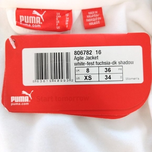 Puma Agile Track Jacket NWT Size XS - Picture 7 of 11